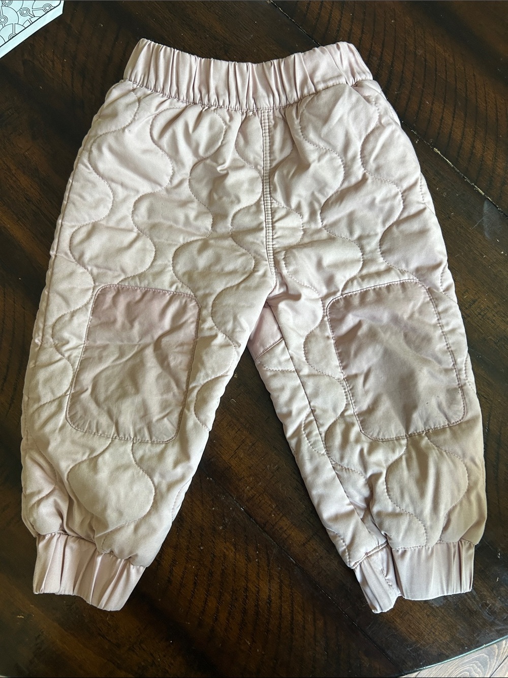 Patagonia Quilted Light Pink Kids Joggers